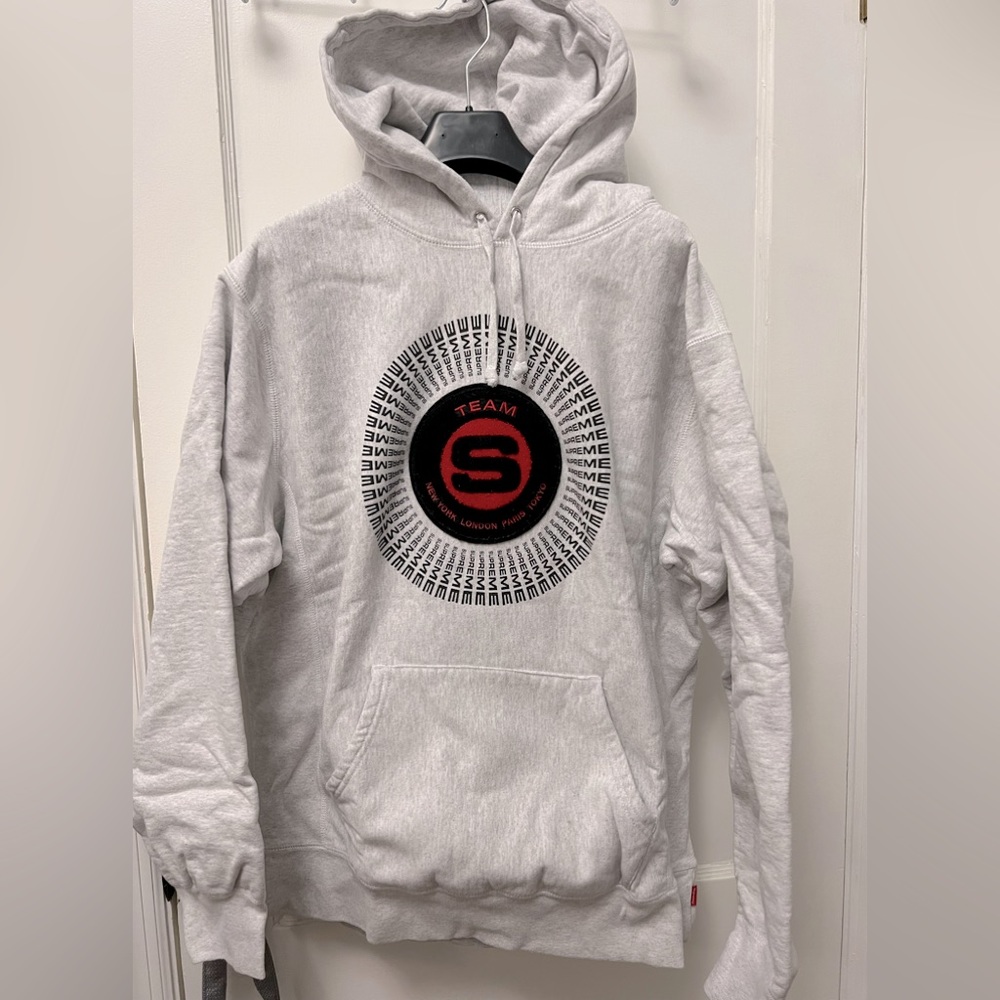 Supreme Chenille Applique Hooded Sweatshirt